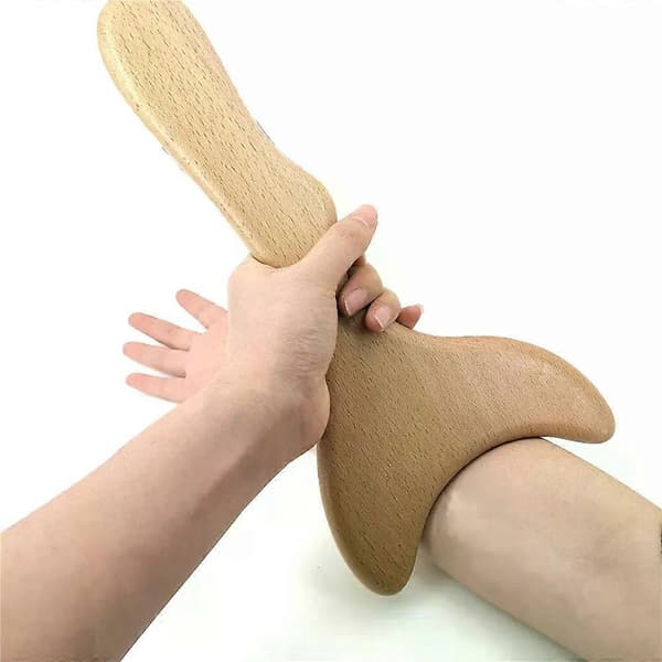 Træ Lymfedrænage Massager Paddle Manuel Anti-Cellulite Gua Sha Værktøj Muskel Smertelindring Blødt Væv Terapi Enhed