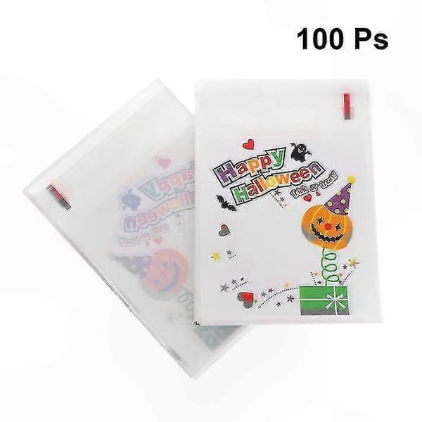 100 Stykker Halloween Slikposer til Højtidspynt og Festgaver