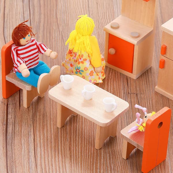 Dukkehus Mini Kaffekopper, Miniature Krus Kopper Tekop, 20 stk