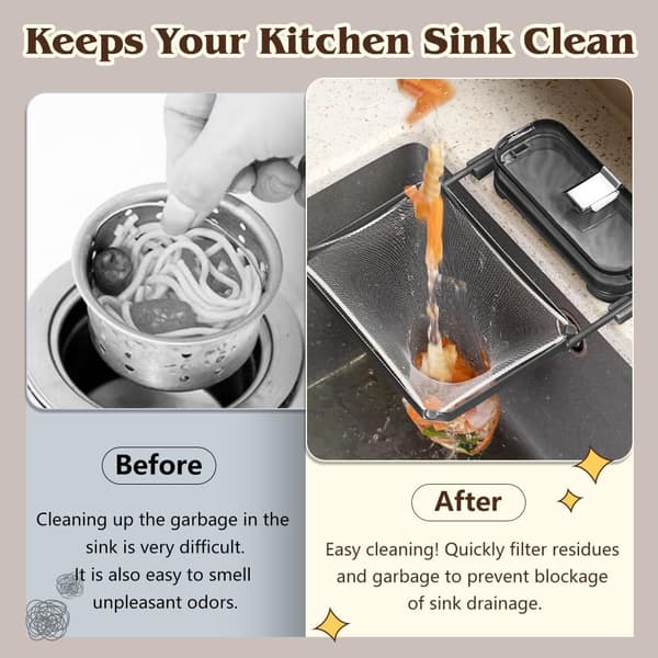 Sink Strainer, Sink Strainer with Suction Cup, Sink Strainer with 100 Strainers, the...