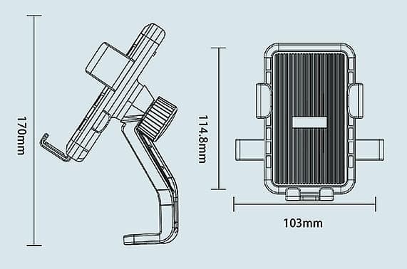 Mobilholder til Motorcykel & Elcykel