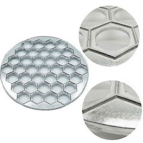 37 hull dumpling form maker ravioli aluminiumform kjøkken DIY verktøy