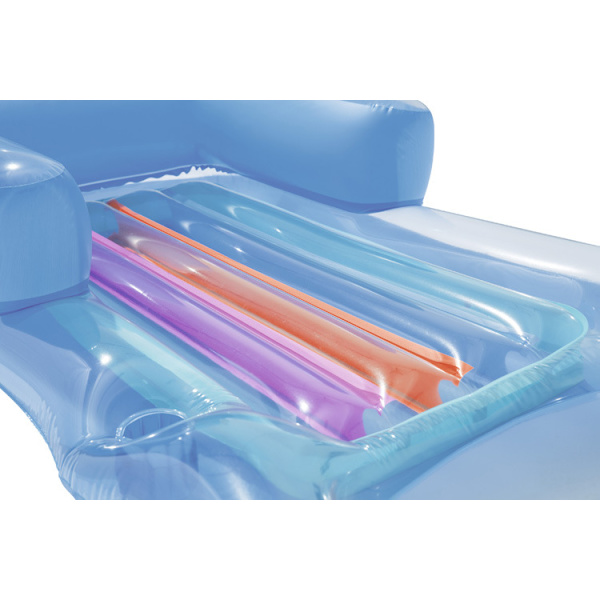 Bestway 43028 - Trendig designad loungestol, ergonomisk, plast, blandade färger, 1 st Blue