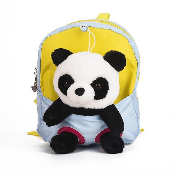 Mini rygsæk til småbørn, Panda dukke skoletaske Blue