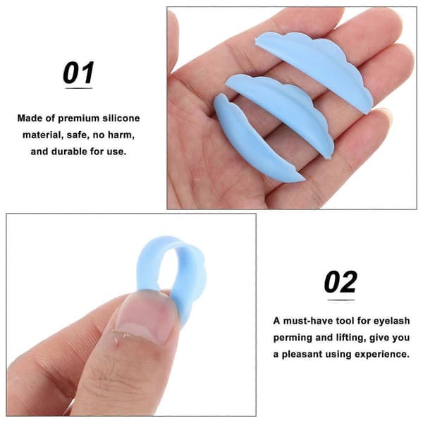 Lash Lift Pads Ögonfranslyftkuddar för 45 par silikonpermanenttillbehör