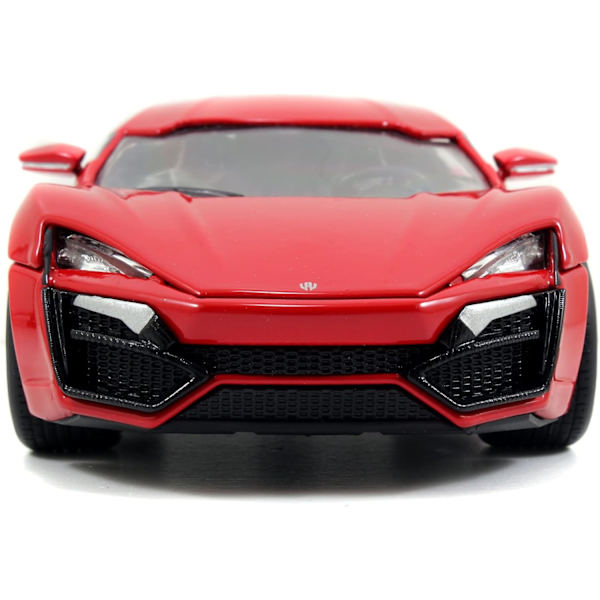 Toys Fast & Furious Lykan Hypersport 1:24 Diecast Vehicle, Rød