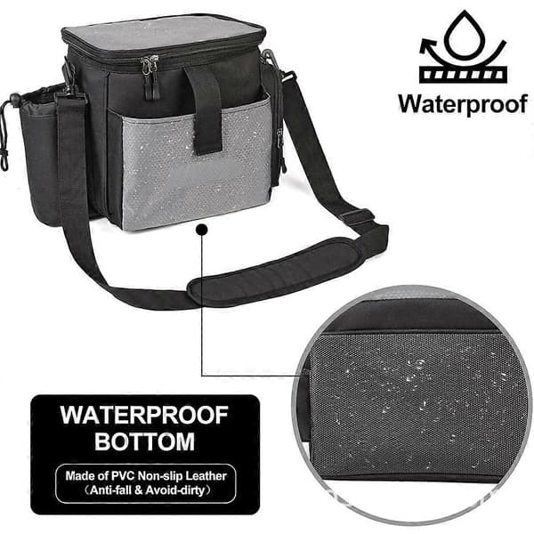 Disc Golf Bag för 13+ diskar, Vattenflaskhållare