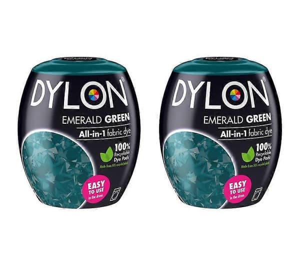 Alt-i-én tekstilfarve Emerald Green - 2-pak Emerald Green