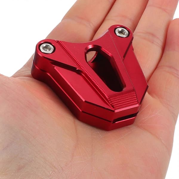 Nøglecover i aluminium til motorcykel, ridsefast, rød