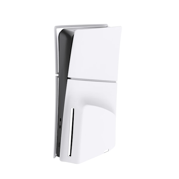 Hvid farve, PS5 Slim host silikone beskyttende ærme PS5 slim host støv og ridsefast silikone ærme PS5 slim tilbehør White