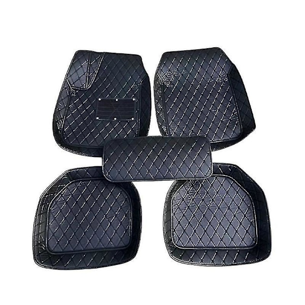 Universalt bilgulvmatte for Porsche alle modeller 911 Panamera Cayman Cayenne biltilbehør tilpasset universalt bilteppe Black red line