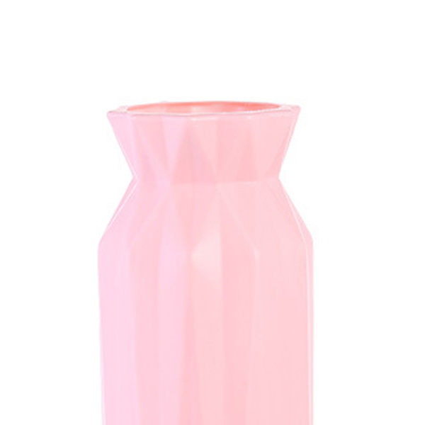 Hvite keramiske vaser for hjemmedekorasjon, Pampas gressvaser, bohemske vaser.-Nordisk rosa