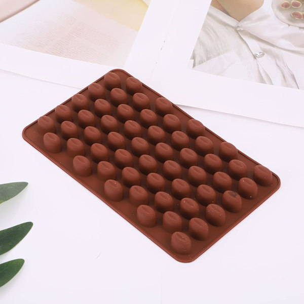 Chokoladebarforme med forskellige mønstre Velegnet til fest, velegnet til fremstilling af chokolade og is Chokoladesmelteforme 1 stk. (chokoladekerner)