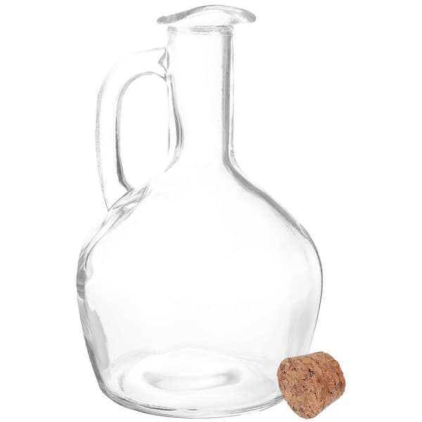 Transparent glasoljedispenserflaska för förvaring av kryddor 430 ml