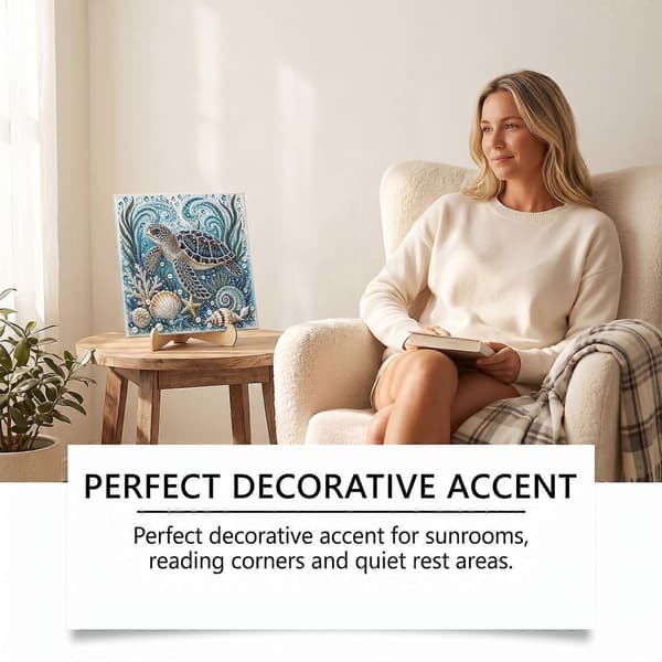 Havtema Perlekunst DIY-sett Sjøskilpadde Design