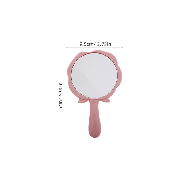 Kemisk Handhållen Sminkspegel Rosdesign 5st Rosa Bärbar Sminkspegel