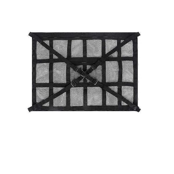 Car Roof Storage Net 18 Compartments Cross Pattern 80 Long, 53 Wide, Compatible with Various Car Models