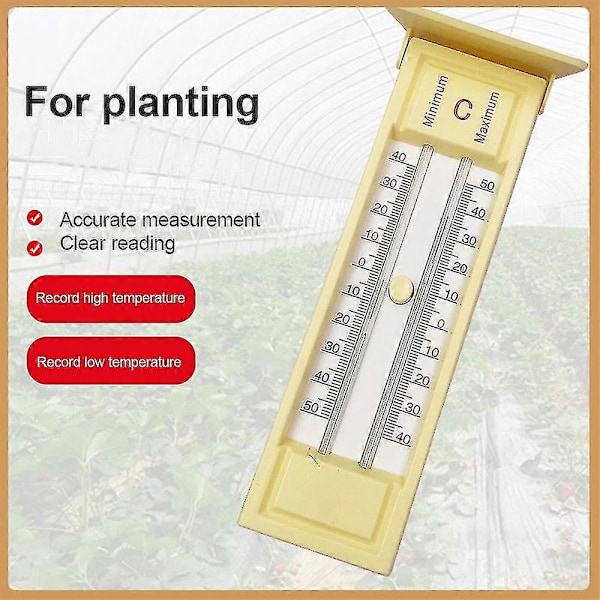 P Digital Max Min Växthus Termometer - Max Min Termometer För Att Mäta Maximala Och Lägsta Temperaturer I Ett Växthus