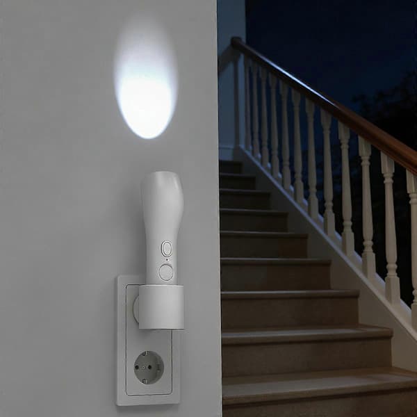 Motion Sensor Night Light with Flashlight 159S EU Plug Automatic LED Night Light with 270° Rotatable P