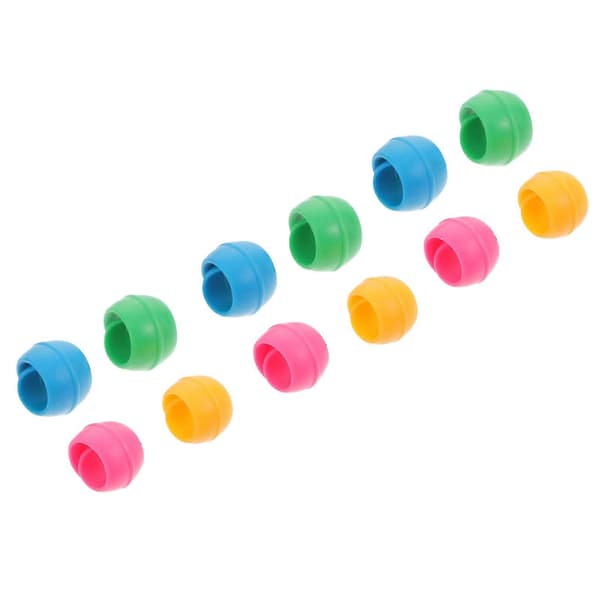100 stk. trådspolekrammere Sytrådskontrolklemme Spoleholderclips (assorterede farver)