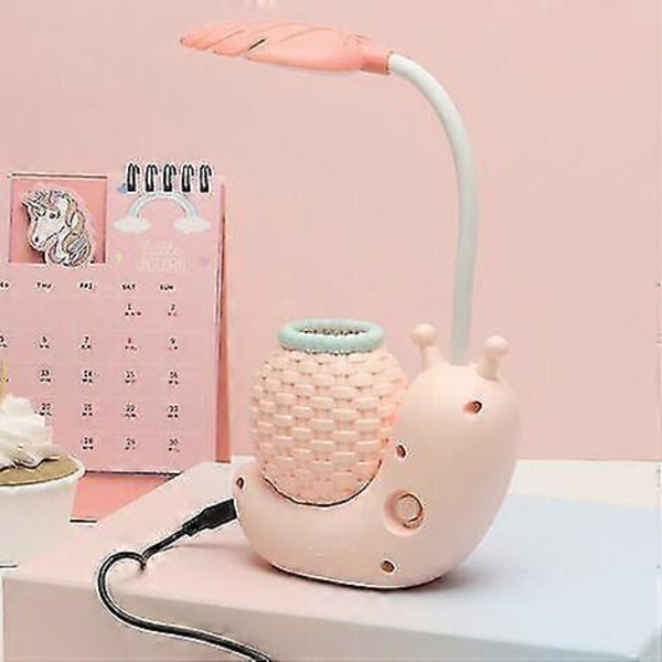 Usb Skrivebordslampe Usb Lading Barne Øyebeskyttelse Tegneserie Snegle