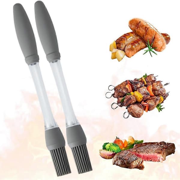 10 st silikonoljeborste, pensel för grillning, bakning, köksredskap