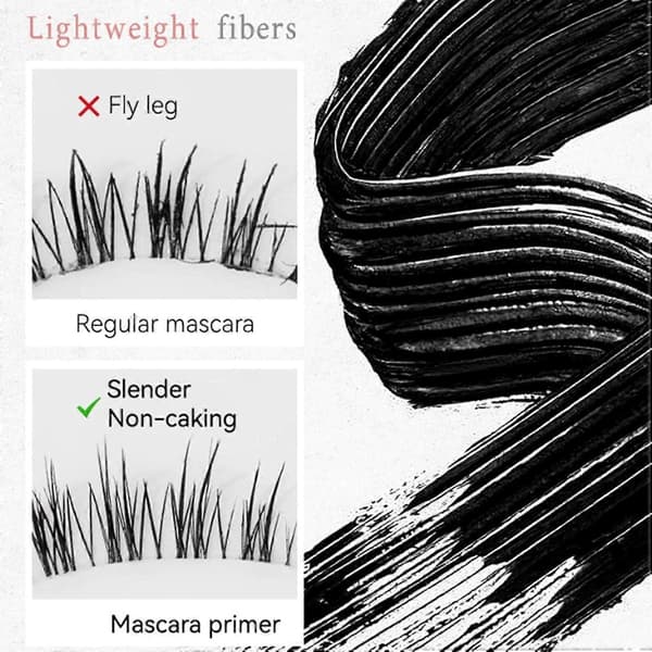Vandfast Forlængende Mascara og Smudge-resistent Krøllende 2-pak til Fedtet Hud