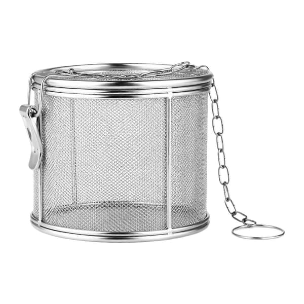 Tekule-infuser i netting, krydderkurv, tekrydder-infuser i rustfritt stål med finmasket netting
