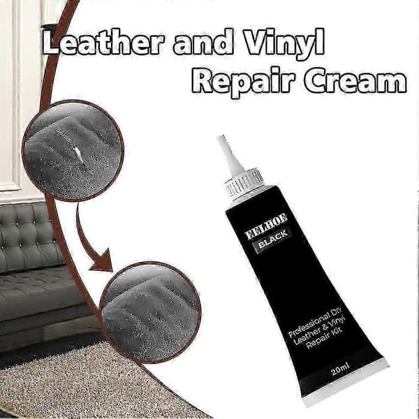Læder Vinyl Reparationsgel Sæt til Møbler, Sofa, Bilsæder, Jakke - Farverig 26s