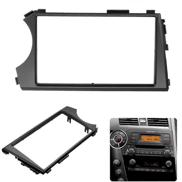 2Din bilstereofront för SSANG YONG Actyon LHD Stereo Fascias Panel Dash Mount Installation Bil DVD Ram