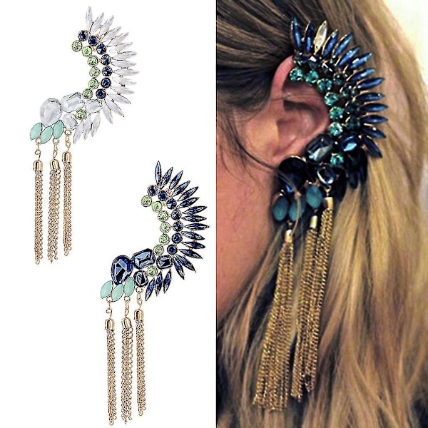 Stora Hjärta Kristall Högörhängen För Kvinnor Bijoux Geometriska Strass Statement Smycken Presenter Silver