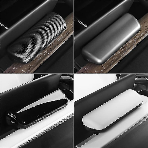 Yhteensopiva Tesla Model 3 Model Y auton lasikotelon järjestäjä hopea
