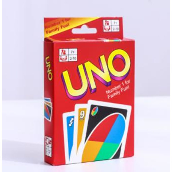 Uno peruskorttipeli perhepeli