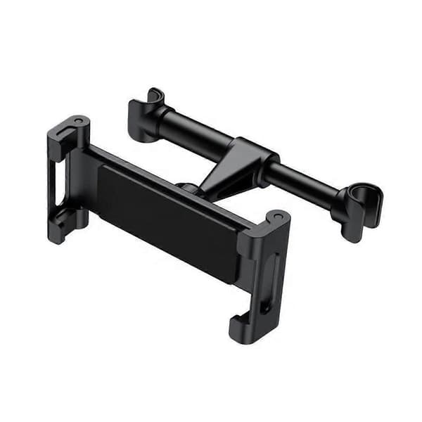 Magnetic Car Headrest Mount 360-Degree Rotating Clamp for Tablet and Phone, ABS te