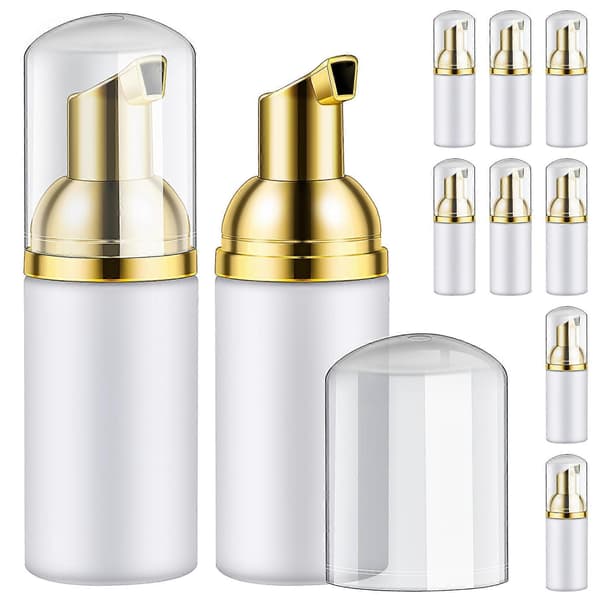 10 st 30 ml plastskummande flaska tvål mousser flytande dispenser, skum schampo lotion tappning skumflaskor