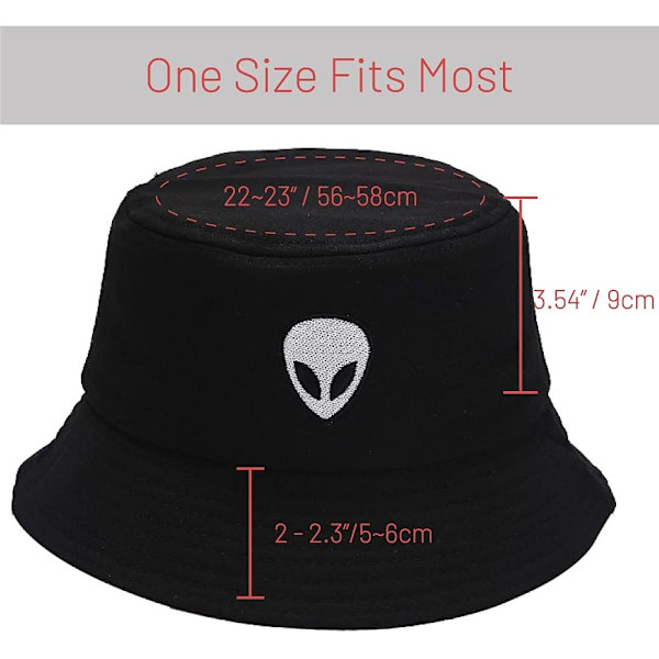 Bomulds Bucket Hat til kvinder og mænd, sommerrejse solstrand Bucket Hat, unisex udendørs fiskerhat