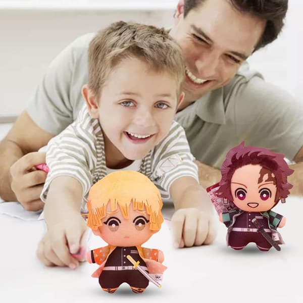 Anime Plyslegetøj Blød Fyldt Dukke Gave til Børnefans