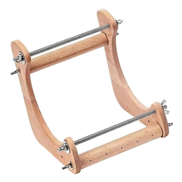Ergonomisk træperlefremstillingsmaskine til smykkefremstilling vævemaskine DIY med justerbart basedesign