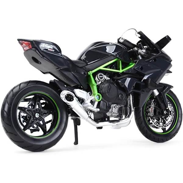 1:12 Motorcykel - Kawasaki Ninja H2R Motorcykel Legering Støbt Model med Base Simulering Motorcykel Samling Gave 1/12 Skala