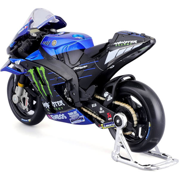 1/18 MOTO GP RACING - Yamaha Factory #20 Fabio Quartararo - UUSI FA 2022 - Miniatyyriauto lapsille - Skaalamalli