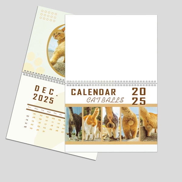 2025 Roaring Twenties -kalenteri 2025 Roaring Twenties -kalenteri 2025 Funny Cats 5 Cat Butt Calendar