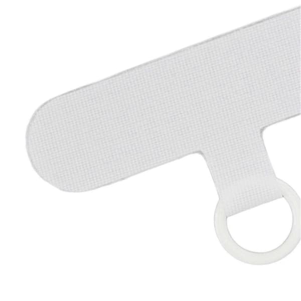 Universal mobiltelefon snor patch nylon mobiltelefon hængende reb tab forbindelse tilbehør hvid
