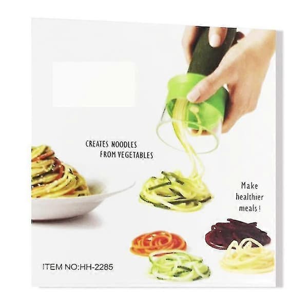 Handhållen spiralizer, köksrundrivare rivjärn 1 st-grön PXCL