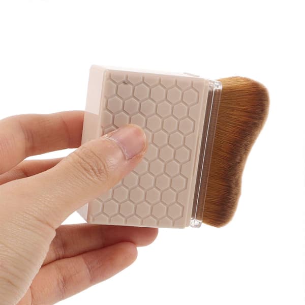 Bærbar selvbrunerbørste til kroppen 4 stk. makeupfoundation-applikatorer