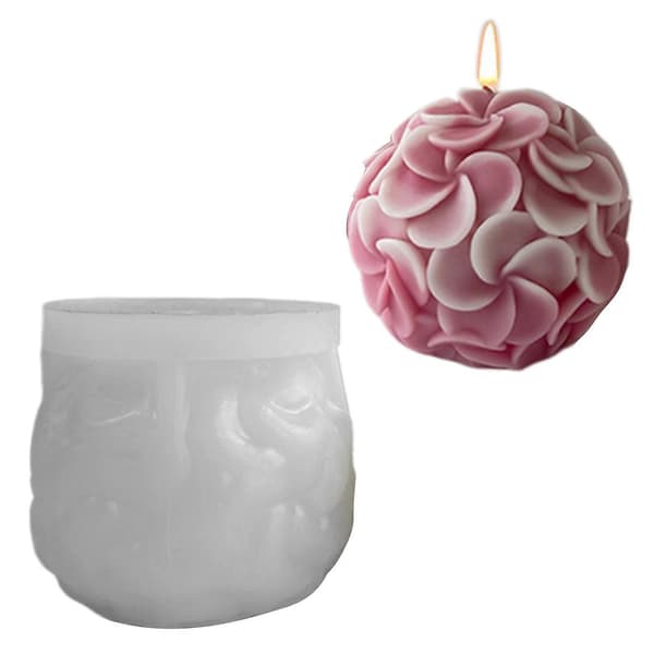 Silikone sæbeform Silikone lysforme Hortensia blomsterform Lerform Silikone sæbefremstillingsforme Silikonemateriale S