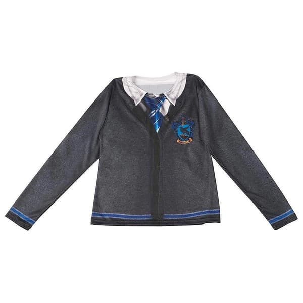 Harry Potter Dame Ravenclaw Kostumetop M Grå/Blå/Hvid Grey/Blue/White M