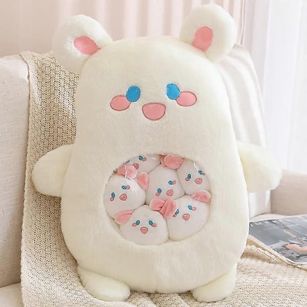 Cute Plush Toy Doll Pillow Stuffed Animal Set Creative Kids Toy (Rabbit)