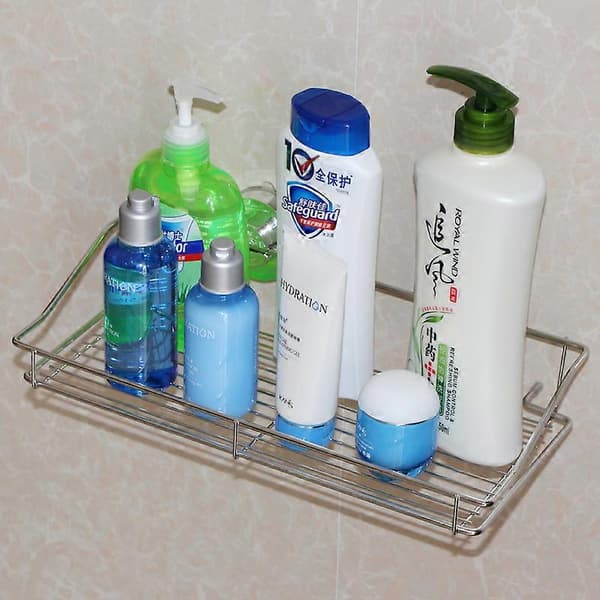 Selvklebende Baderomshylle Organizer Kurv