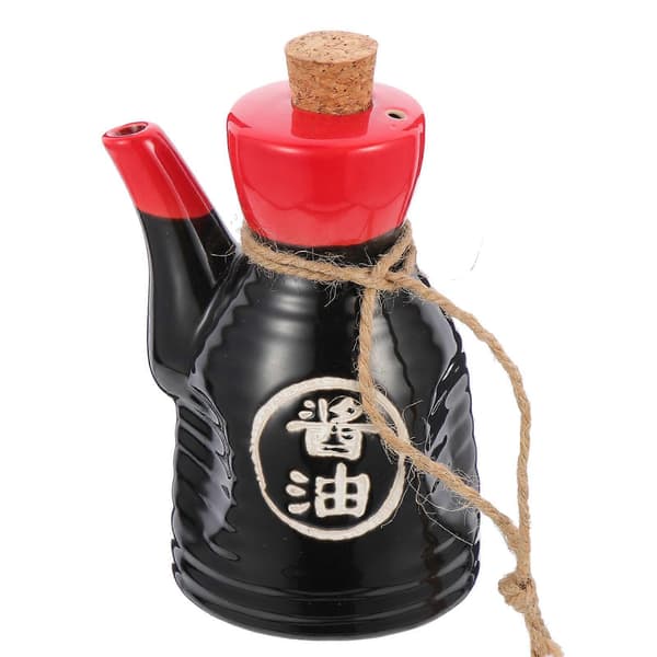 Vinägerdispenser i japansk stil Keramisk vinägerburk Oljedispenser Vinägerkaraff Vätskedispenser