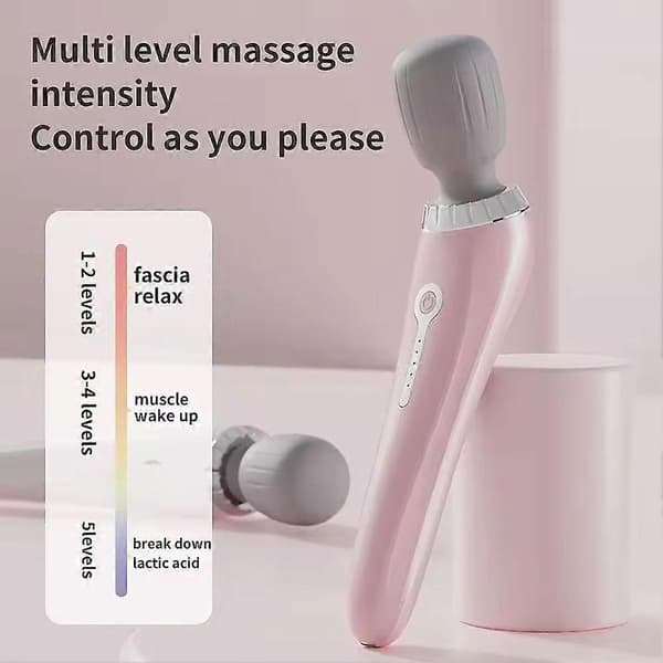 Opvarmende Multifunktionel Lille Elektrisk Massagestav